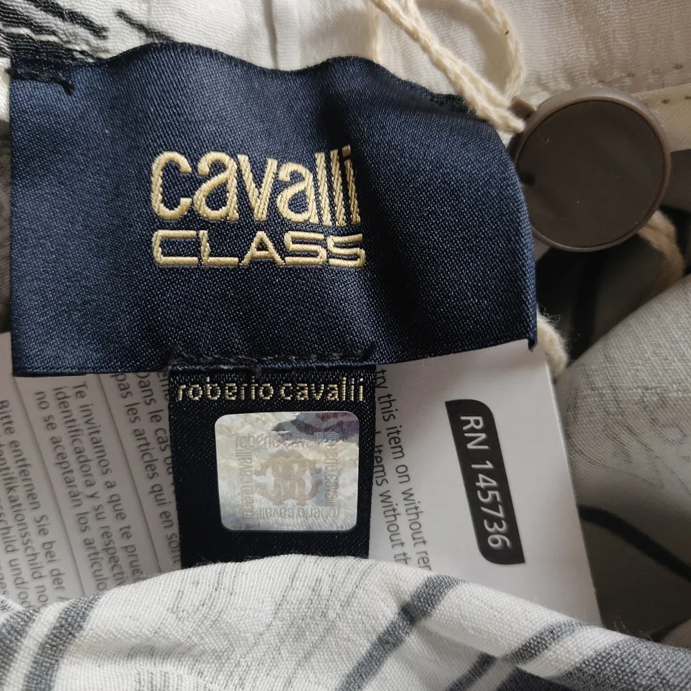 Roberto Cavalli Class Palazzo Pants, made in Italy 🇮🇹 - Picture 7 of 8